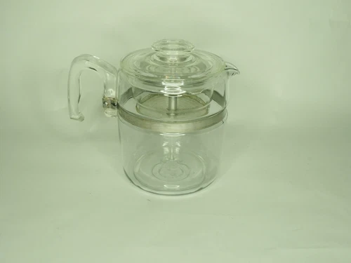 Vintage Pyrex GLASS Coffee Pot 7759-B 9-CUP Percolator Stovetop glass