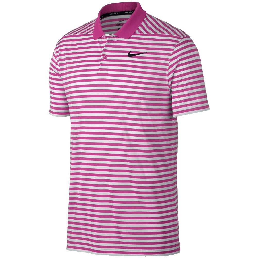Nike Polyester Short Sleeve Golf Shirts & Tops for Men