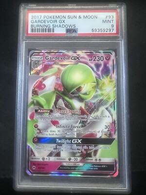 Gardevoir GX 93/147 Sm-Burning Shadows Holo PSA 9 MINT | eBay