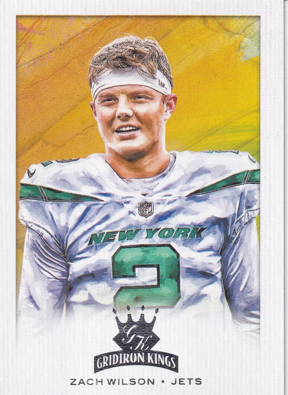2021 Panini Chronicles - Gridiron Kings #GK-2 Zach Wilson (RC) - Jets - Broncos
