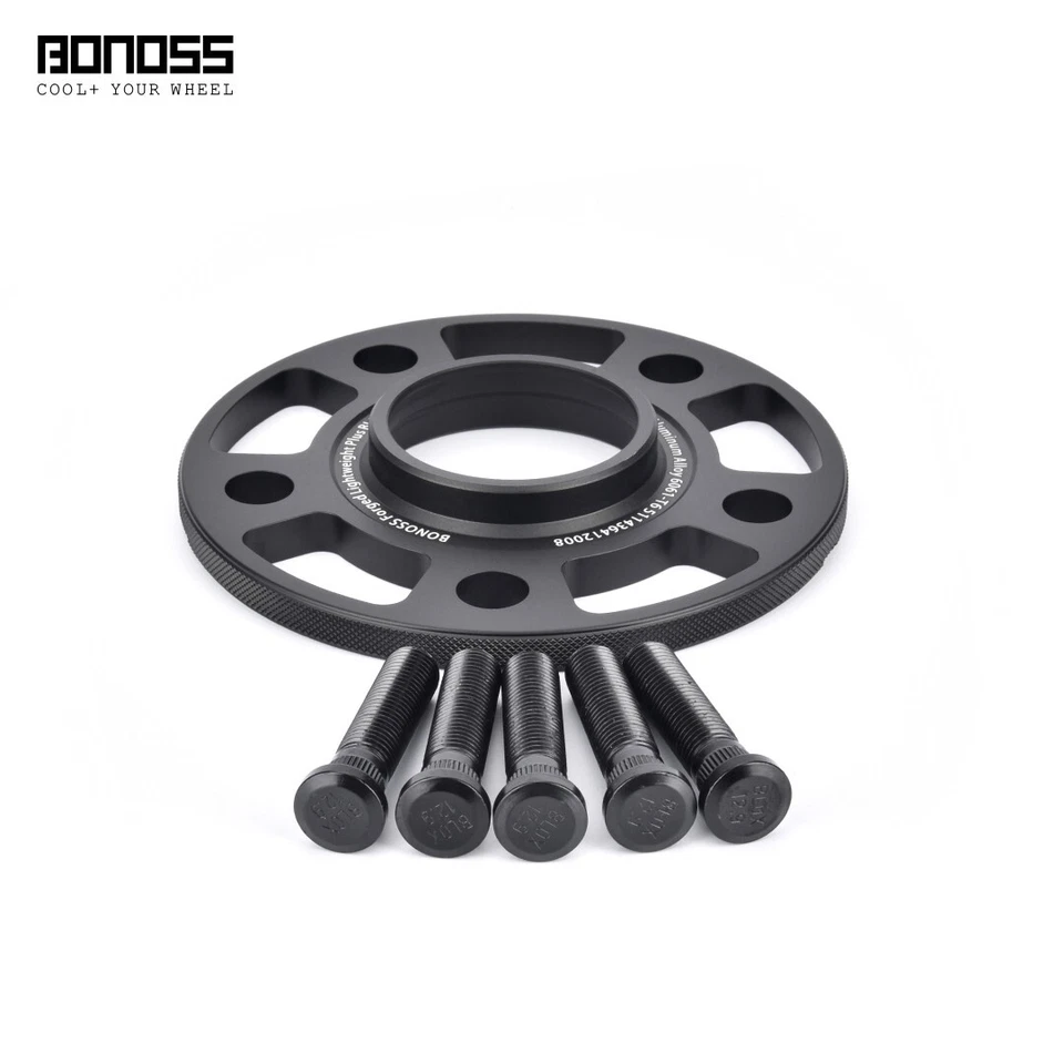 2Pc 10mm 5x114.3 Wheel Spacer CB60.1 for Toyota Lexus With 12x1.5 Longer Studs - Imagem 3 de 4