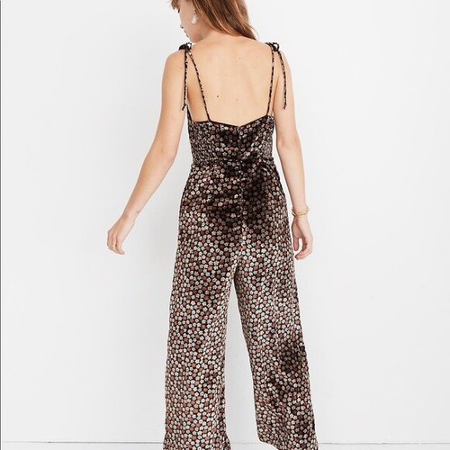 NWT MADEWELL Velvet Thistle Cami Jumpsuit in Petite Blooms- Sz 6- NEW - Picture 5 of 8
