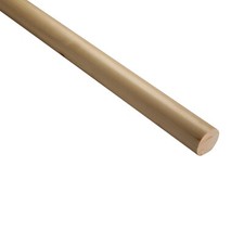 Staircase Banister Handrail Round Profile Mop Stick - Select Length and Timber