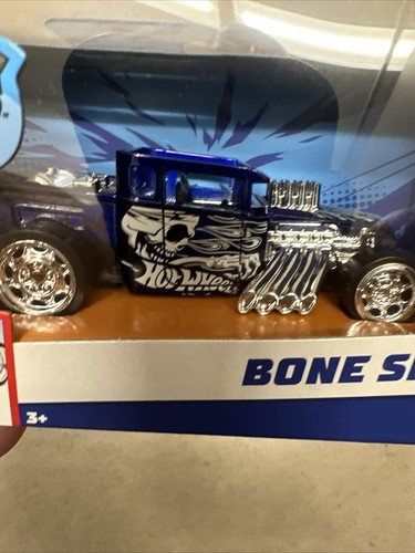 NEW 2024 HOT WHEELS Pull-Back Speeders Diecast “BONESHAKER” 1:43 New BLUE - Picture 2 of 6