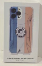 Red Road 3D Stereo Amplifiers & Shockproof Case iPhone 13 Pro clear transparent