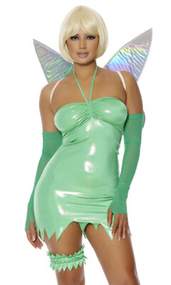 latex fairy dress Purple Square Neck Butterfly Vintage Fairy Dress, Purple / XS main image 1