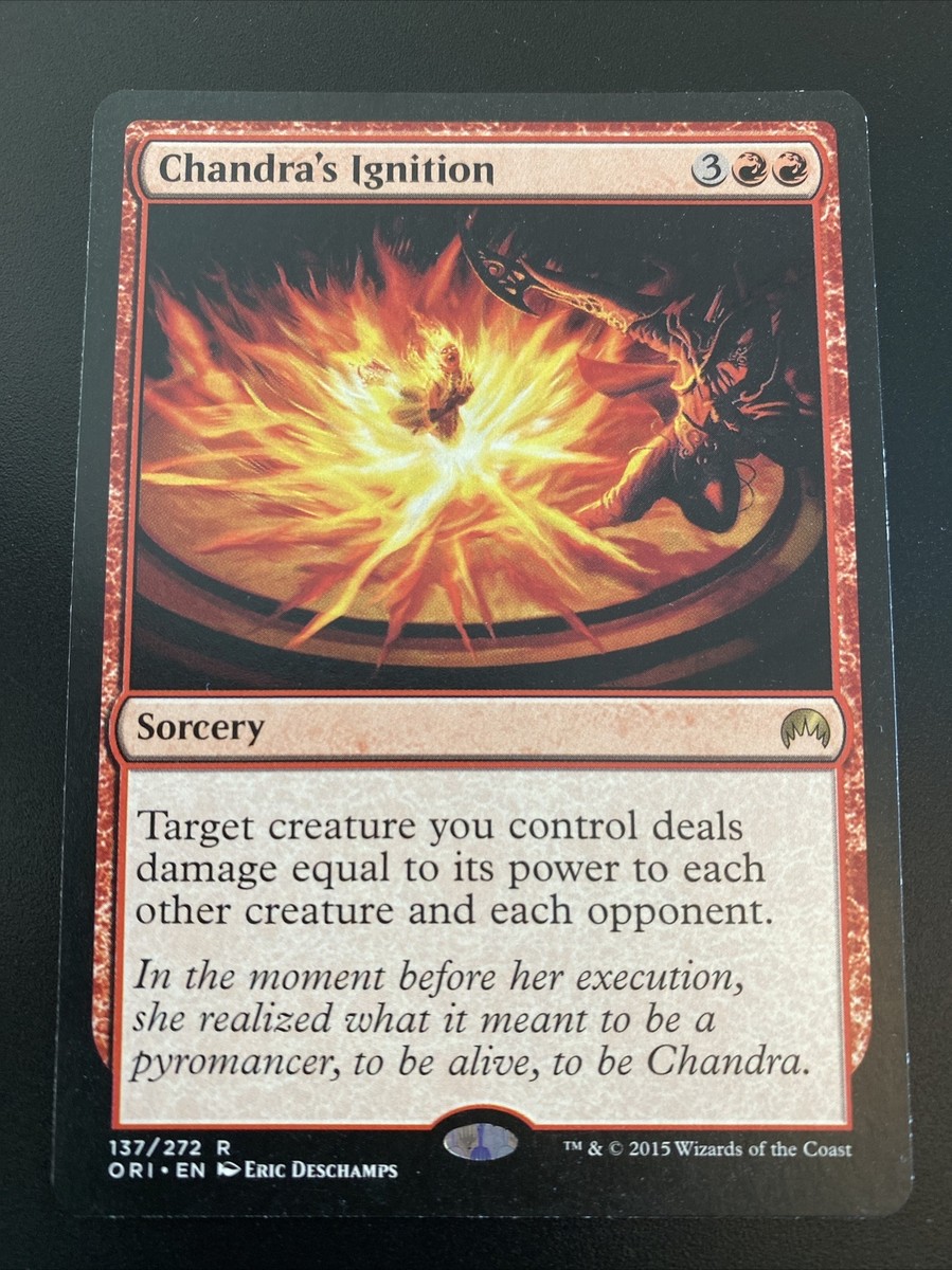 Chandra's Ignition 1x FOIL ORI MTG Magic Origins Rare MINT red Chandra's Ignition 1x FOIL ORI MTG Magic Origins Rare MINT red