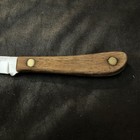 Vintage Hollow Ground Super Edge Wood Handle 3” Paring Knife — photo 2