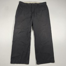 Gap Pants Men  s 36x32 Gray Relaxed Fit Trousers MEASURES 36x27 HEMMED