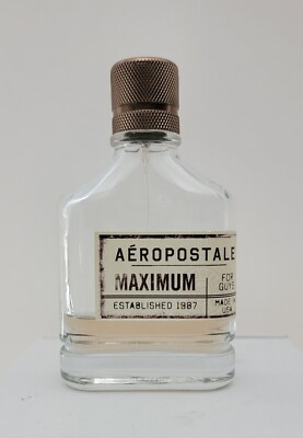 Men's Retired Aeropostale Maximum Cologne Spray for Guys Est 1987 With 20% Left