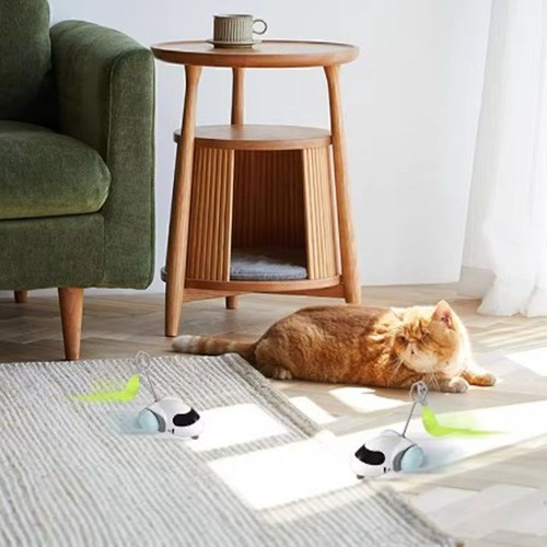 Interactive smart toy car for cats and dogs, Fun electric cat teaser, Play mouse - Picture 9 of 10