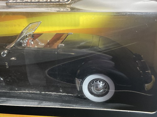 ERTL American Muscle 1:18 1937 Cord 812 Black Convertible NIB - Picture 18 of 23