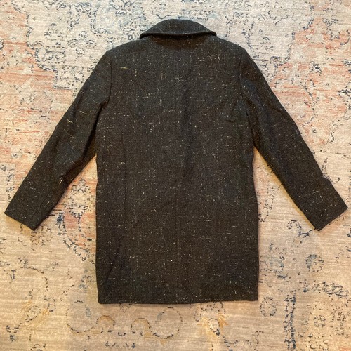 Timberland Women’s Size 2 Wool Blend Button Down Trench Coat Mid Length Gray - Picture 9 of 12