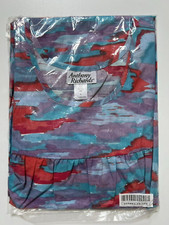 NEW Anthony Richards Women's 4X House Dress Muumuu Lounger Pocket /Ruffle