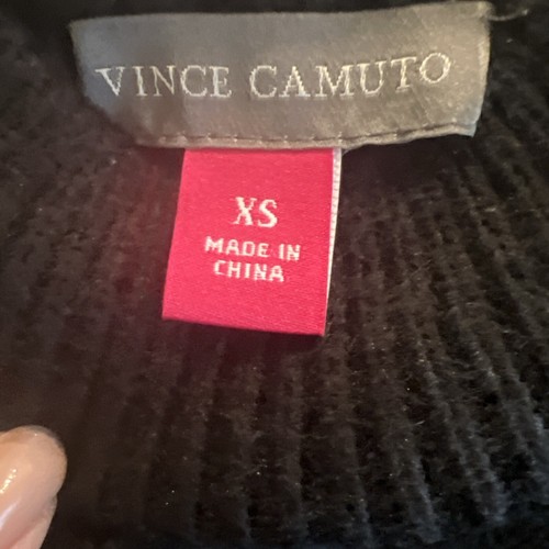 Suéter Vince Camuto para mujer XS negro rico venta al por menor $69 - Imagen 11 de 13