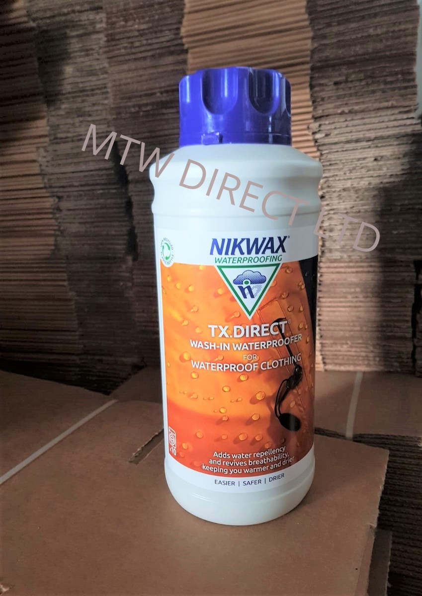 Nikwax TX Direct Wash In Litre Waterproofing for Wet Weather Outdoor  Clothing