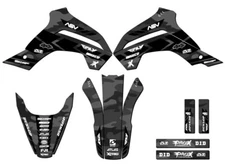 2021-2025 KLX 140 R RL APACHE Grey Senge Graphics Kit Compatible with Kawasaki