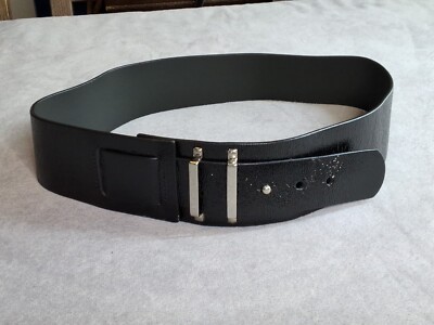 Hobo International Wide Leather Belt with Dual Buckles Hobo International Wide Leather Belt with Dual Buckles  main image 4