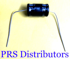 CAPACITOR 3.3 uF 100 Volt BIPOLAR BASS BLOCKER 3.3mF SPEAKER TWEETER CROSSOVER