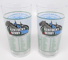 126th Kentucky Derby May 6 2000 Pair Of Souvenir Glasses Churchill Downs 126th Kentucky Derby May 6 2000 Pair Of Souvenir Glasses Churchill Downs