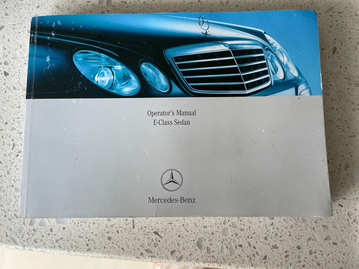 2007 MERCEDES E320 BLUETEC E350 E550 OWNERS MANUAL GETTING STARTED