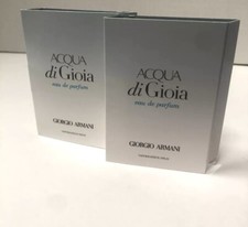 Giorgio Armani Acqua Di Gioia Eau de Parfum 2 Sample Spray Vial 0.04 oz/1.2 ml