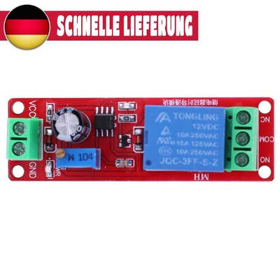 DC 12V Adjustable Disconnect Module NE555 Time Delay Relay Module Useful for Car