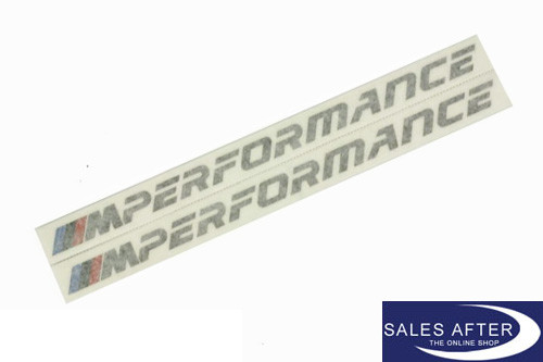Original BMW M Performance Aufkleber Sticker Schriftzug Folie Seitenschweller - Bild 2 von 2