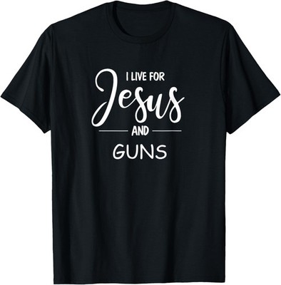 funny Second Amendment, Guns & Christian Design T-Shirt