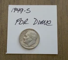 1949-S U.S. FDR Dime (90% silver) in flip