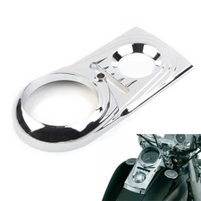 Chrome ABS Dash Panel Insert Cover Cap For Harley Softail FLSTC Street Glide US