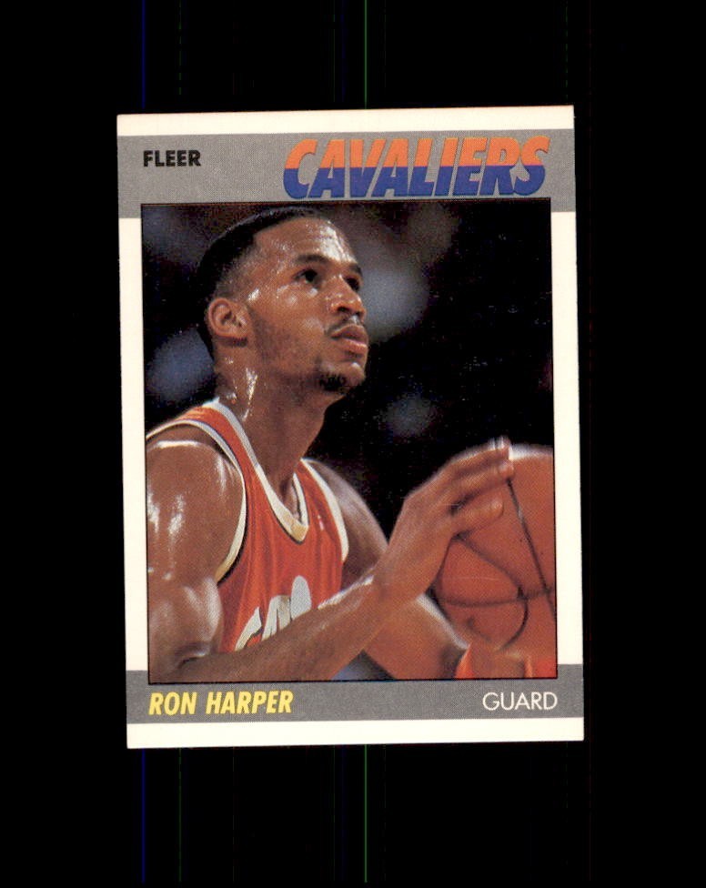 1987 Fleer Ron Harper #49 Cavaliers RC Rookie NM