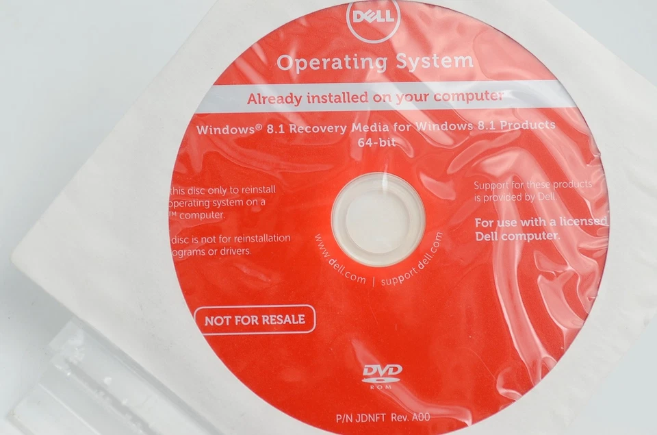 Dell Operating System Windows 8.1 Recovery Media 64 Bit DVD Sealed Genuine RGH4G - Image 2 of 4