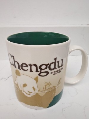 Starbucks Chengdu China Global Icons Kaffeebecher 16oz Teetasse 2014