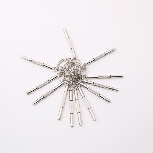 Kit de reparación de tornillos para gafas de sol con destornillador de 10 piezas herramienta de fijación de relojes - Imagen 3 de 12