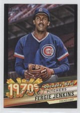 2020 Topps Decades Best Pitchers Black 180/299 Fergie Jenkins #DB-34 HOF 02v3