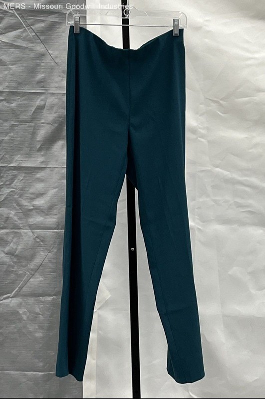 Marisa Christina Women's Pants Teal Vintage 90s Side Zip Flat Front NWT Sz 4