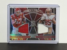 2024 Panini Spectra - Rivals Travis Kelce, George Kittle #RVL-TKGK /99 (MEM)