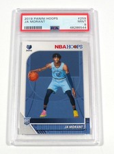 2019-20 Panini Hoops Ja Morant Rookie #259 Grizzlies PSA 9