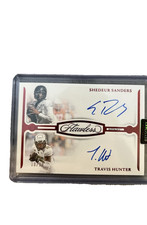 2025 Flawless Shedeur Sanders & Travis Hunter Dual Autograph /20 RC Colorado