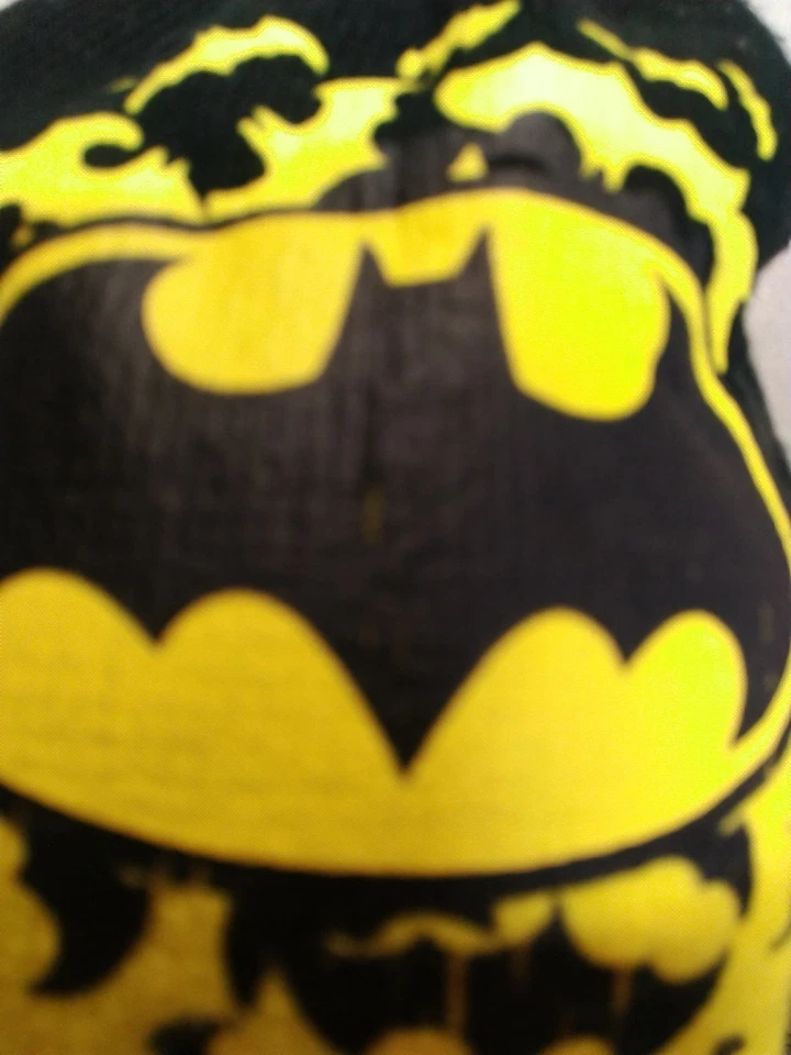 Бэтмен Beanie шляпа зимняя крышка черный/желтый, один размер, DC Comic - Изображение 4 из 4