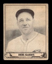 1940 Play Ball #161 Debs Garms (Superman Back) FR/GD Baseball Card