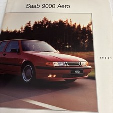 Saab 9000 1993.5 9000 Aero Press Release Brochure Headquarters Usa 900