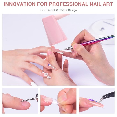 Nail Lamp With Timer Touch Switch Rechargeable Cordless Gooseneck UV LED A - Picture 20 of 23
