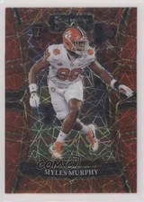 2023 Panini Select Draft Picks Concourse Red Lazer Prizm Myles Murphy #11 1b1g
