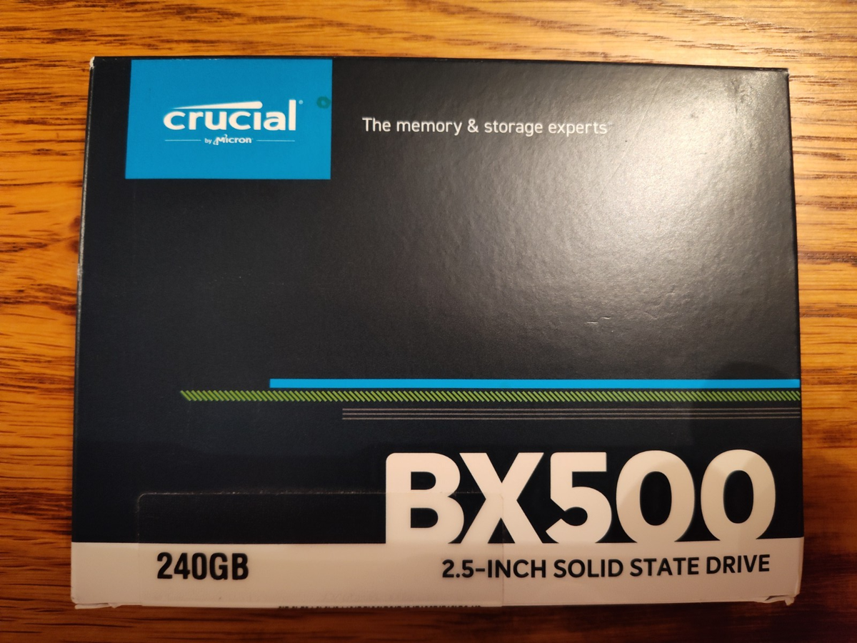 Crucial CT240BX500SSD1 2.5 inch 240GB SATA III Solid State