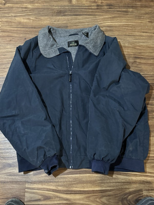 Super Nice Redhead Brand co Men's Jacket Size 2XL Full Zip up Blue