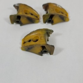 3X LEGO Bionicle Barraki Carapar Thigh Shoulder Cover Part 57557pb01 Lot 8918