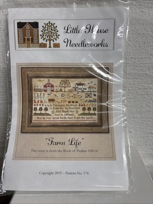 Little House Needleworks Cross Stitch Pattern FARM LIFE 2019