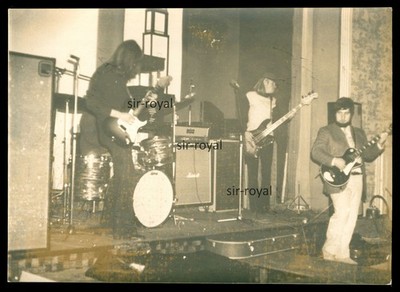 Sunrise Musik Band ehemals High Tide - 1970er Konzert Bühne - Foto-AK 15x10cm